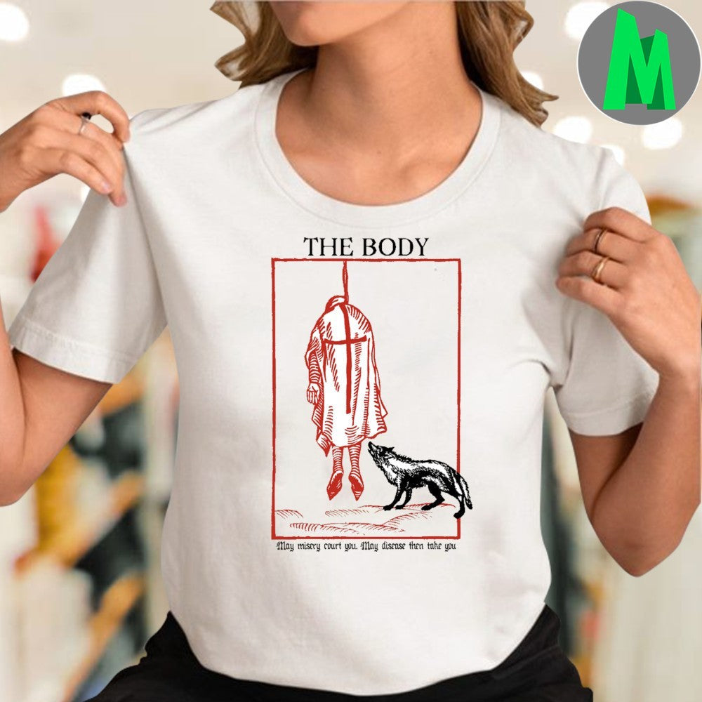 Original The Body Dark Art Wolf & Hanged Figure Unisex