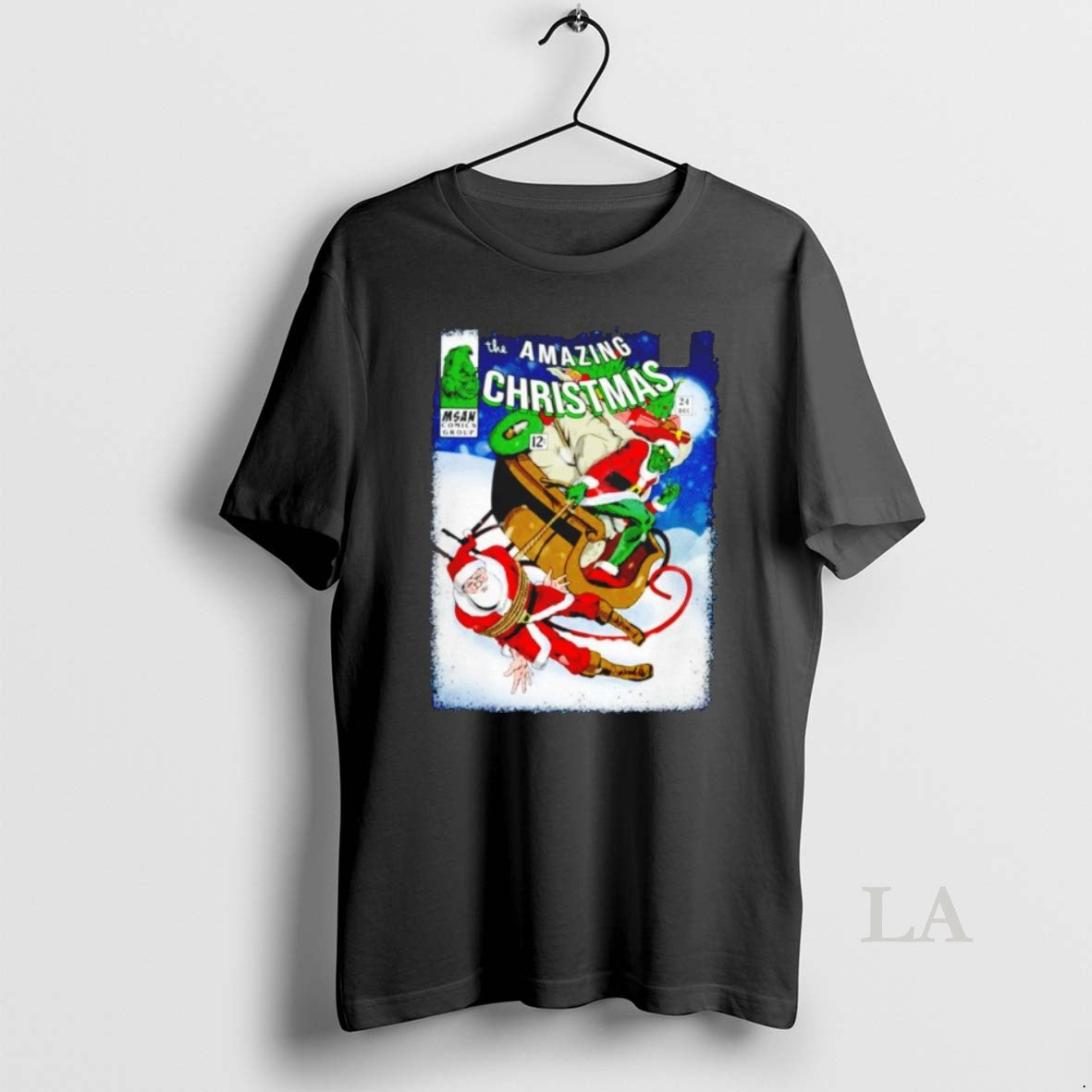 Original The Grinch And Santa Claus The Amazing Christmas Comic
