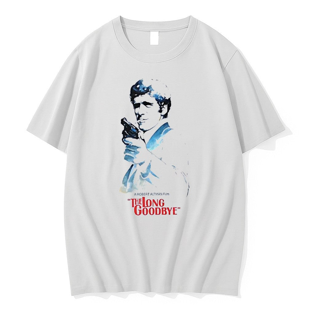 Original The Long Goodbye Robert Altman Film Elliott Gould White Tshirts Jpg Unisex