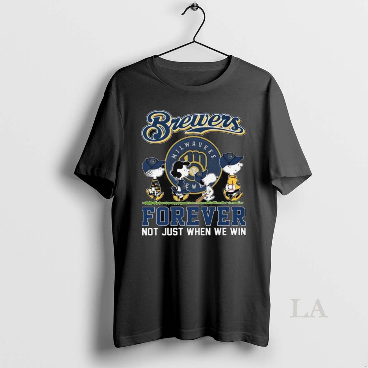 Original The Peanuts Walking X Milwaukee Brewers Forever Not Just When We Win 2025 Long
