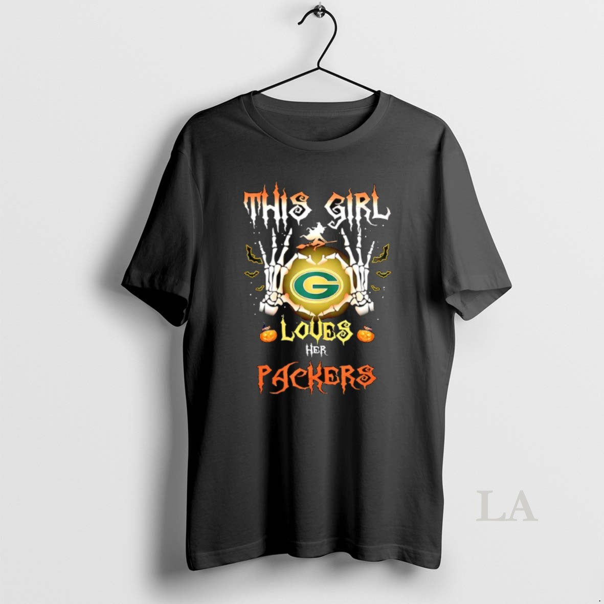 Original This Girl Loves Her Green Bay Packer Halloween