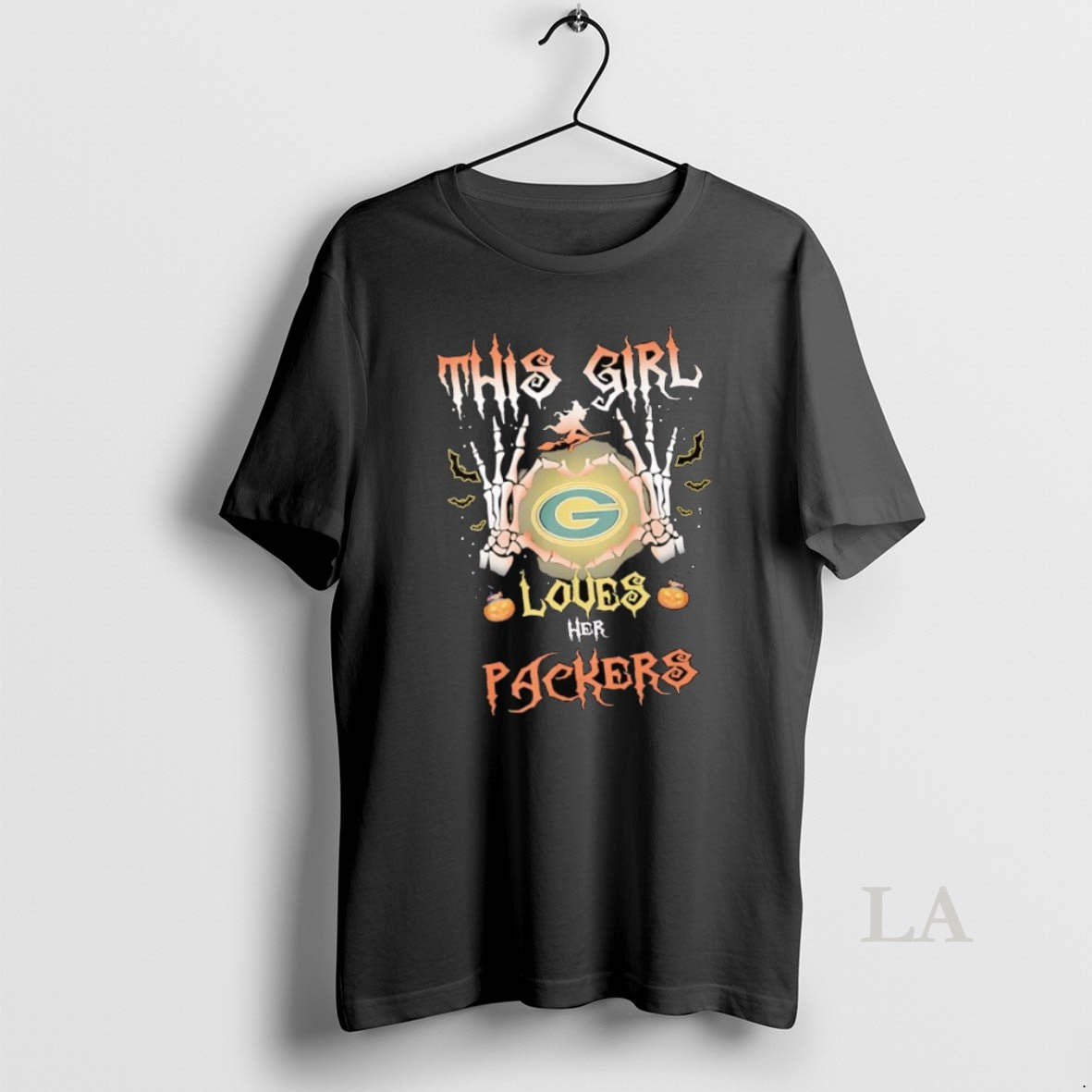 Original This Girl Loves Her Green Bay Packers Skeleton Hands
