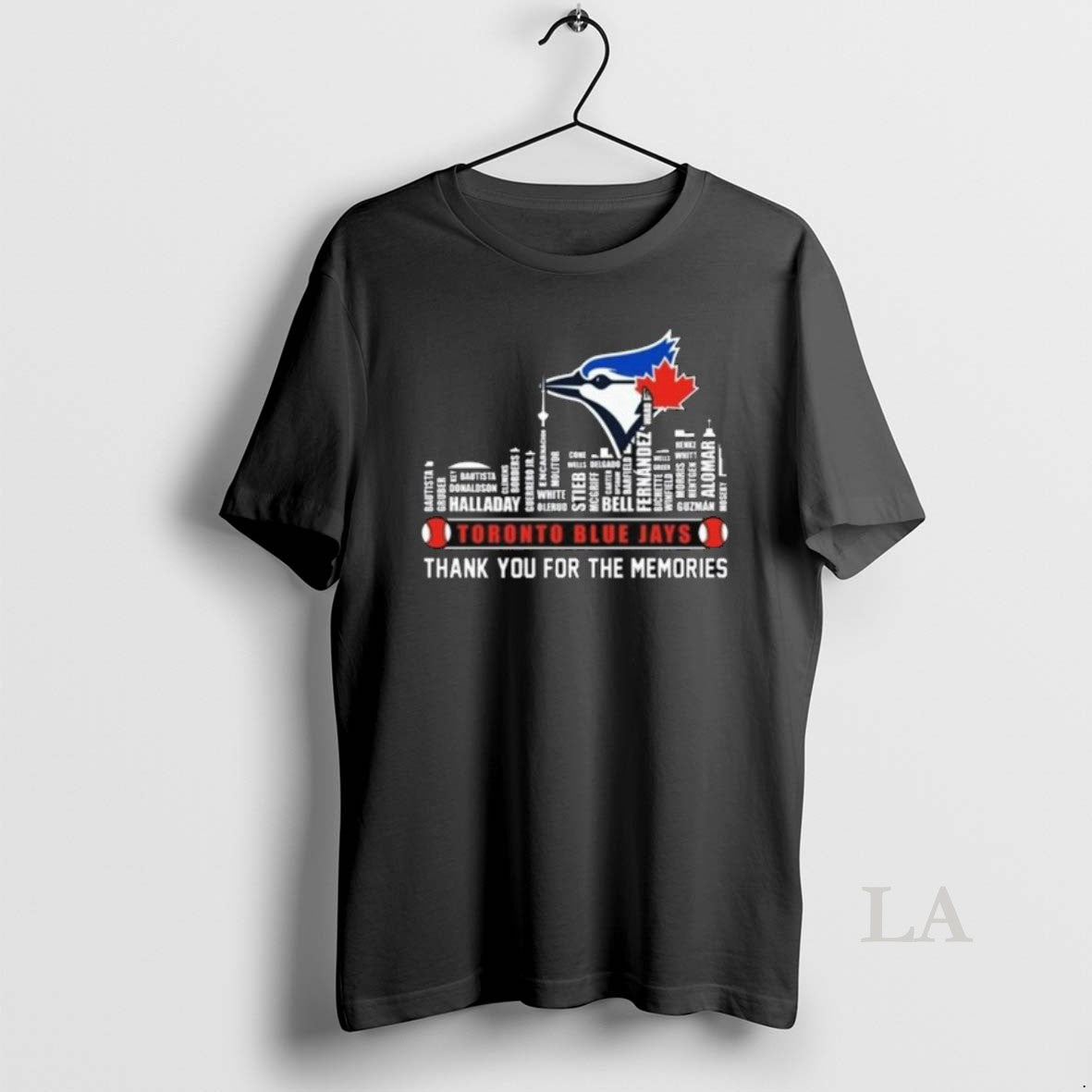 Original Toronto Blue Jays Skyline Names Thank You For The Memories 2025 Long Sleve
