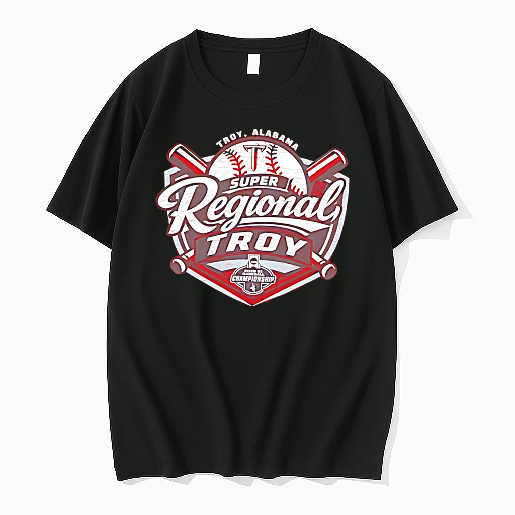 Original Troy Alabama 2026 Ncaa Division I Baseball Super Regional Tee Tshirts Unisex