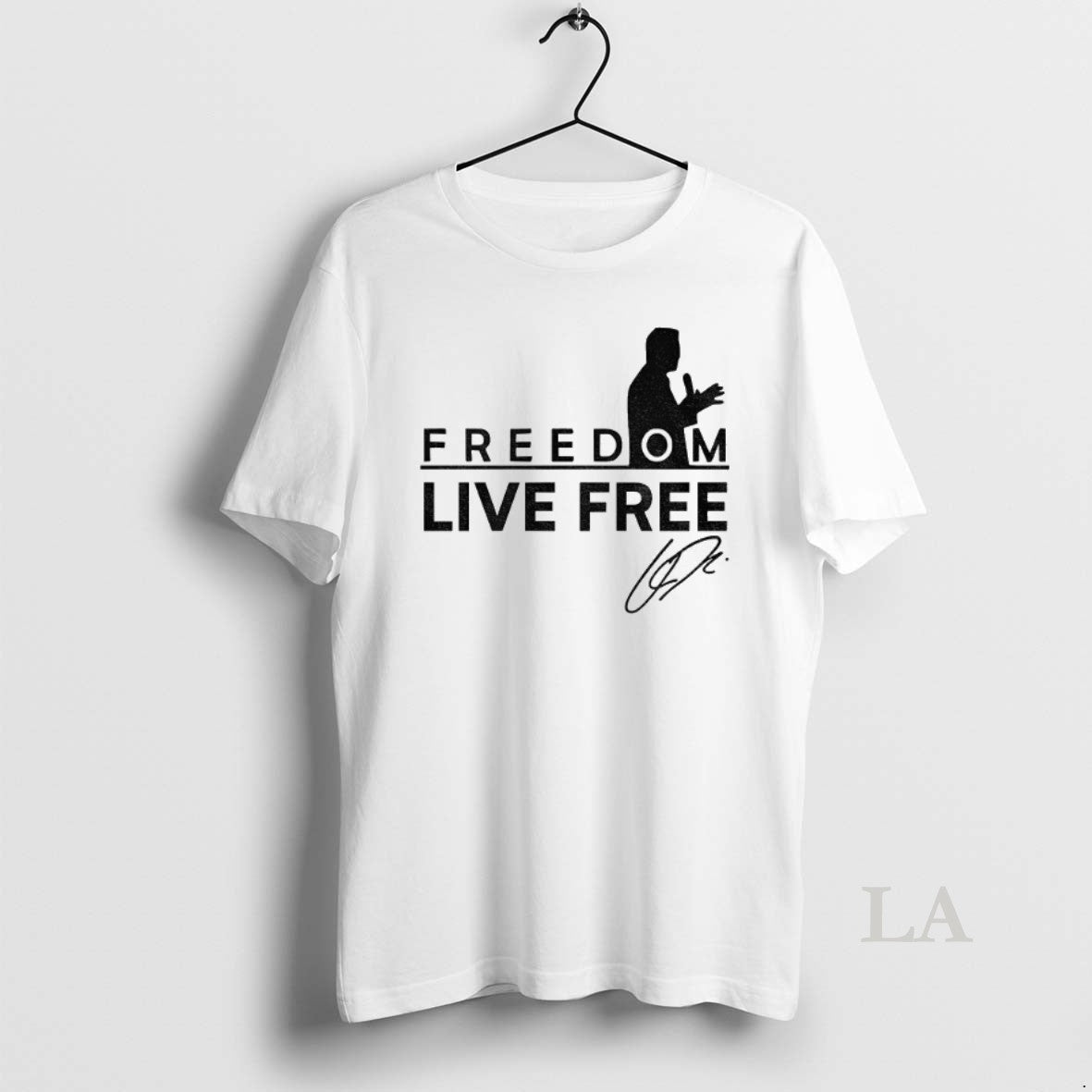 Original Turning Point Charlie Kirk Live Free Signed