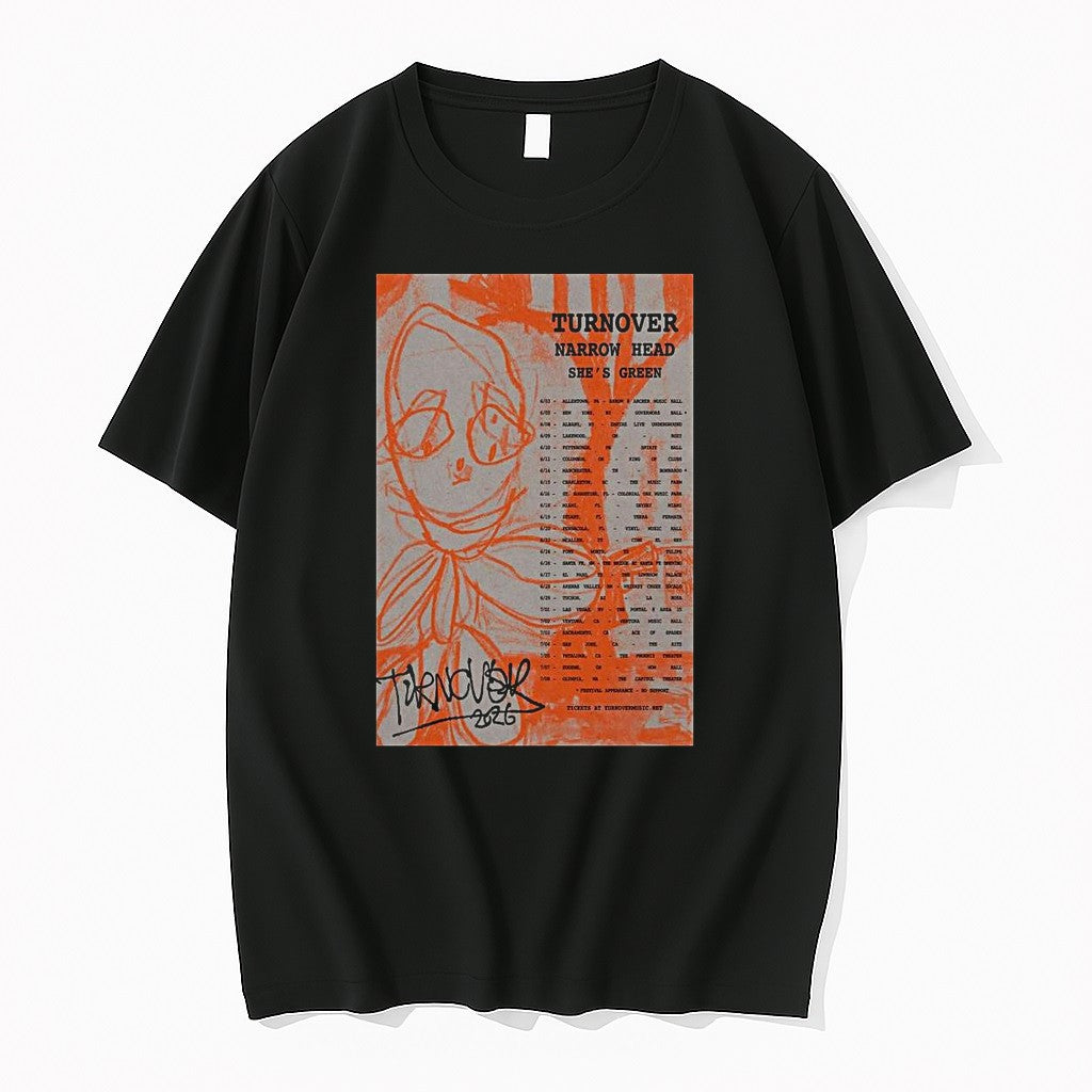 Original Turnover Tour June July 2026 Signed 1 Tshirts Jpg Unisex