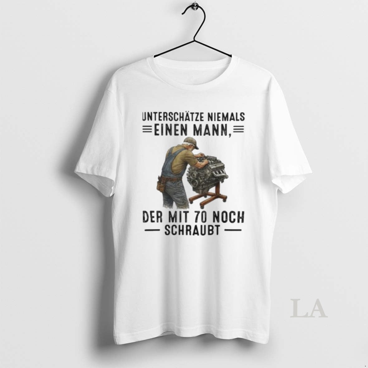 Original Unterschatze Niemals Einen Mann Der Mit 70 Noch Schraubt Unisex