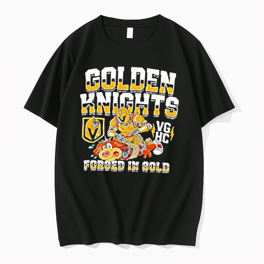 Original Vegas Golden Knights Golden Knights Forged In Gold Tshirts Jpg Unisex