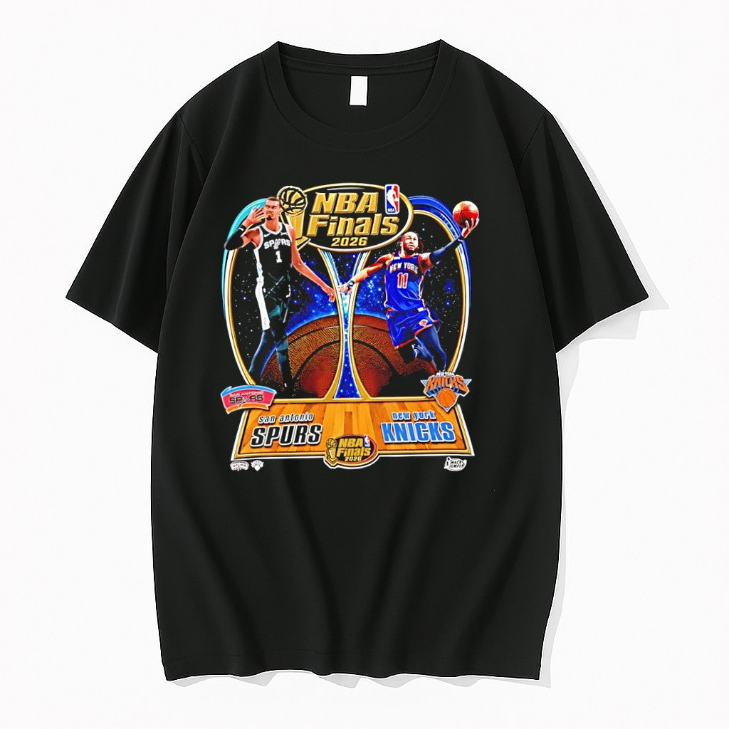 Original Victor And Jalen Nba Finals 2026 Spurs Vs Knicks Graphic Tshirts Jpg Unisex