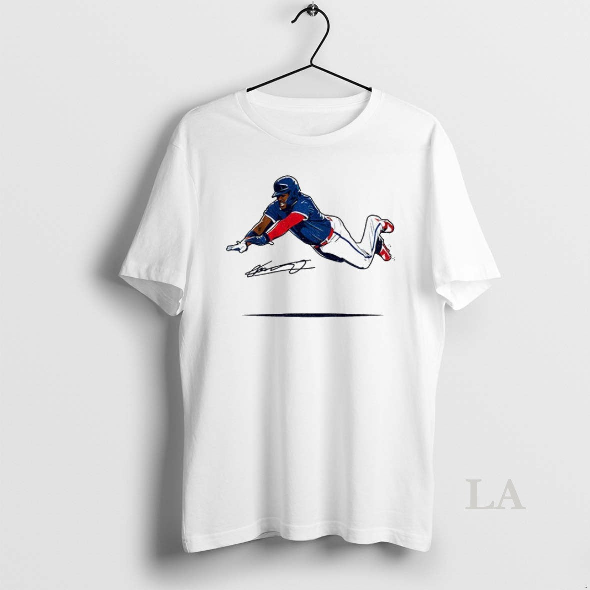 Original Vladimir Guerrero Jr Super Vlad Flying Slide Superman Toronto Blue Jays Signature