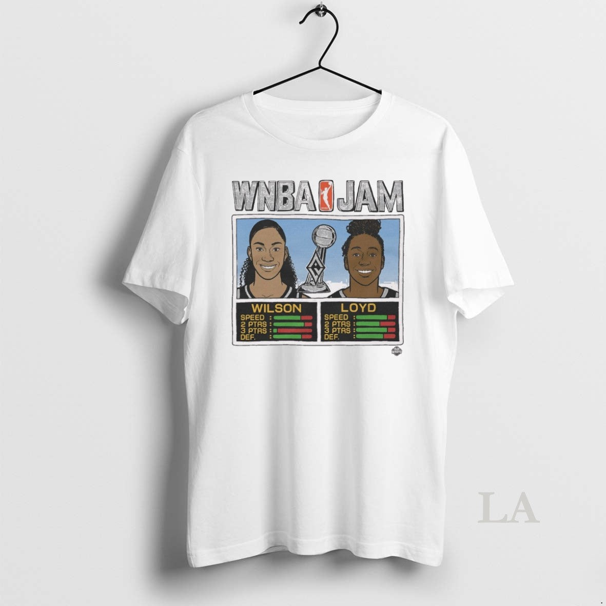 Original Wnba Jam Las Vegas Aces Basketball 2025 Champs Wilson And Loyd