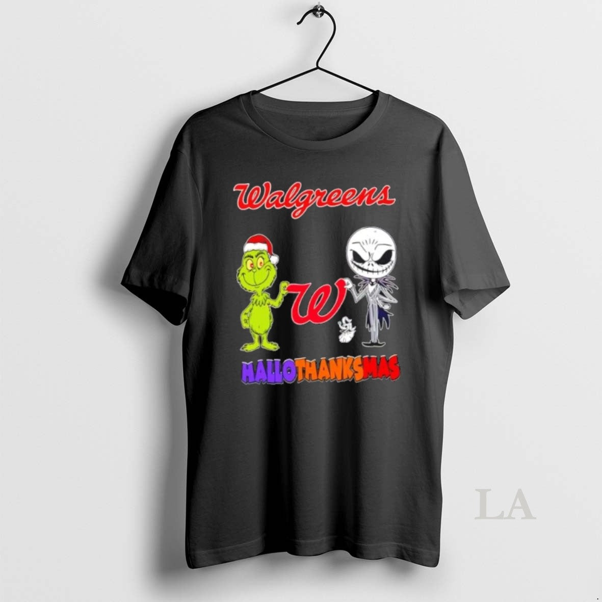 Original Walgreens X Grinch And Jack Skellington Friends Fist Bump Happy Hallothanksmas