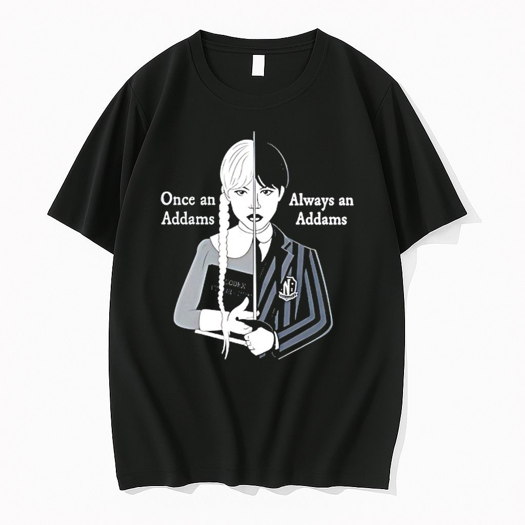 Original Wednesday Once An Addams Always An Addams Tshirts Jpg Unisex