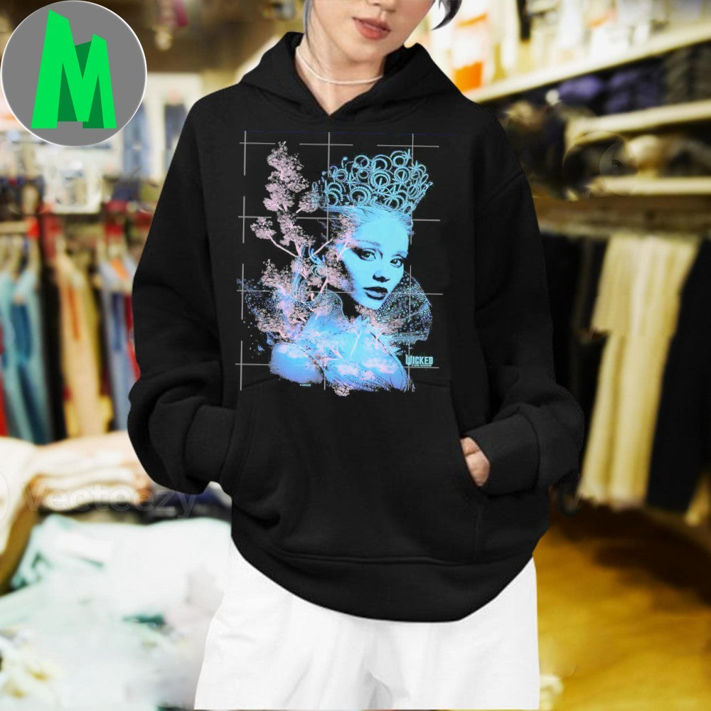 Original Wicked For Good Glinda Striking Portrait Shirt Unisex