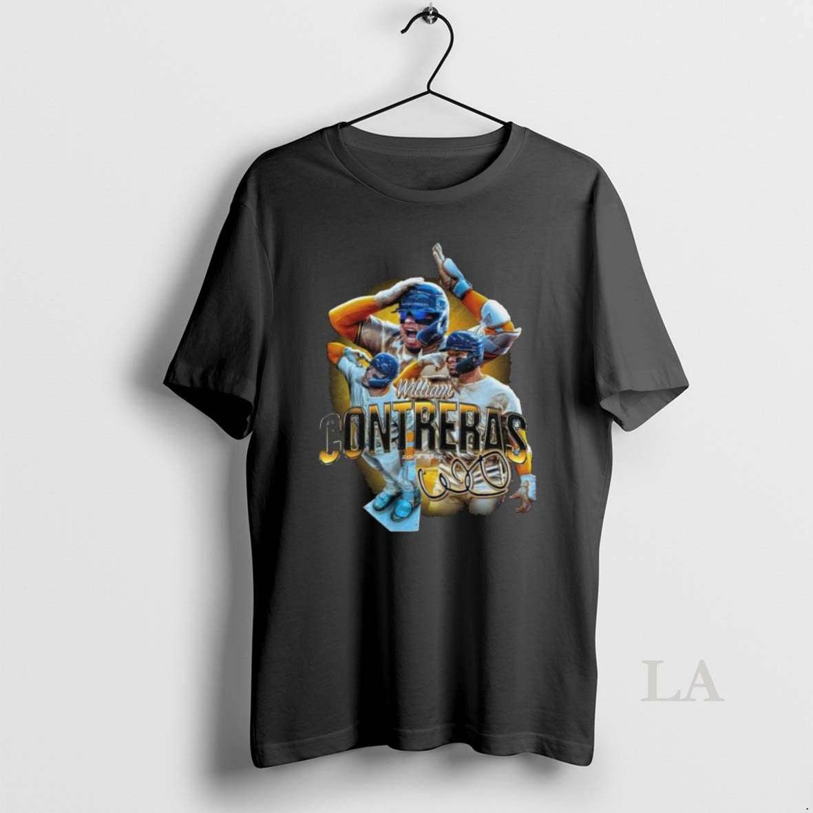 Original William Contreras Milwaukee Brewers Sign 2025 Long Sleve