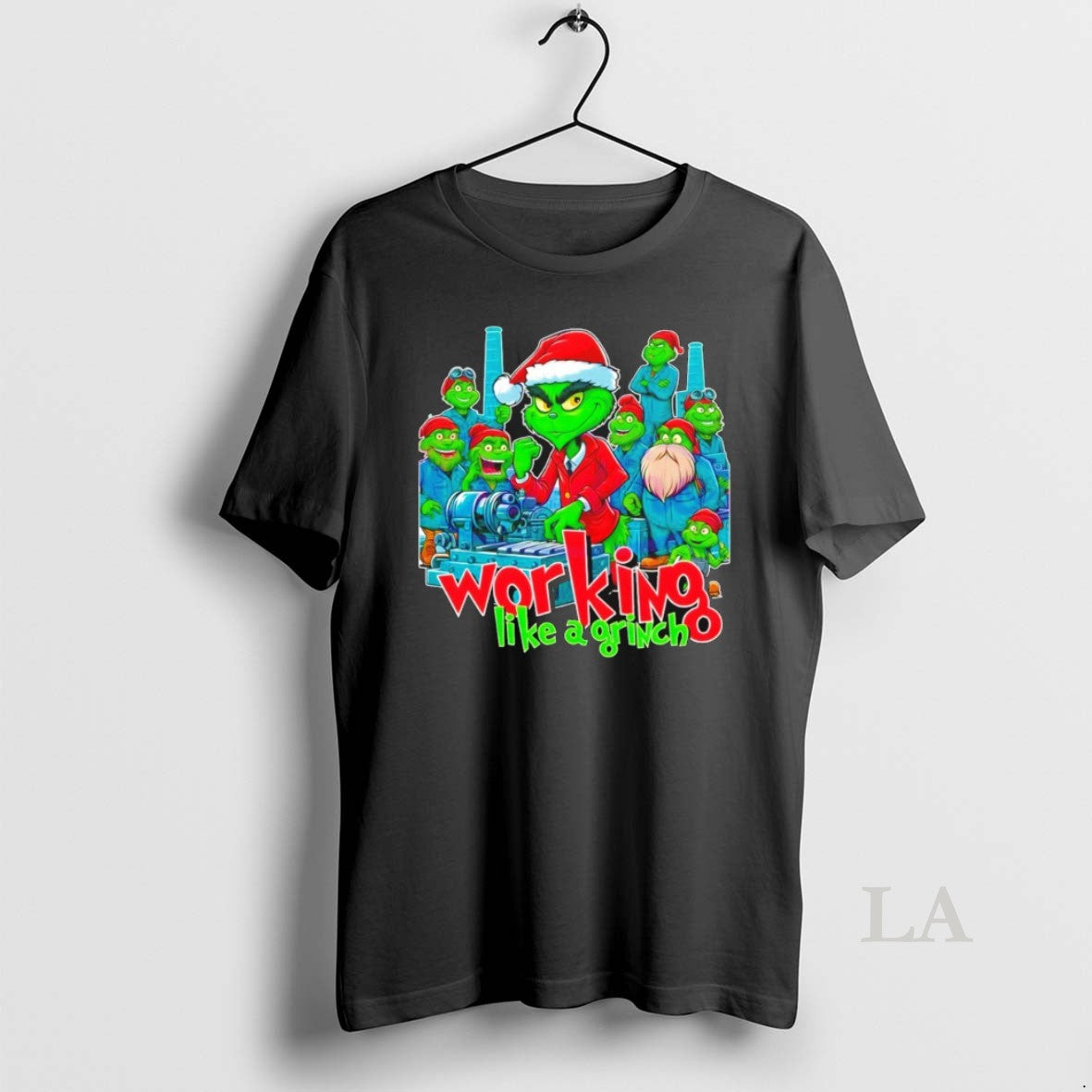 Original Working Like A Grinch Christmas Mechanic