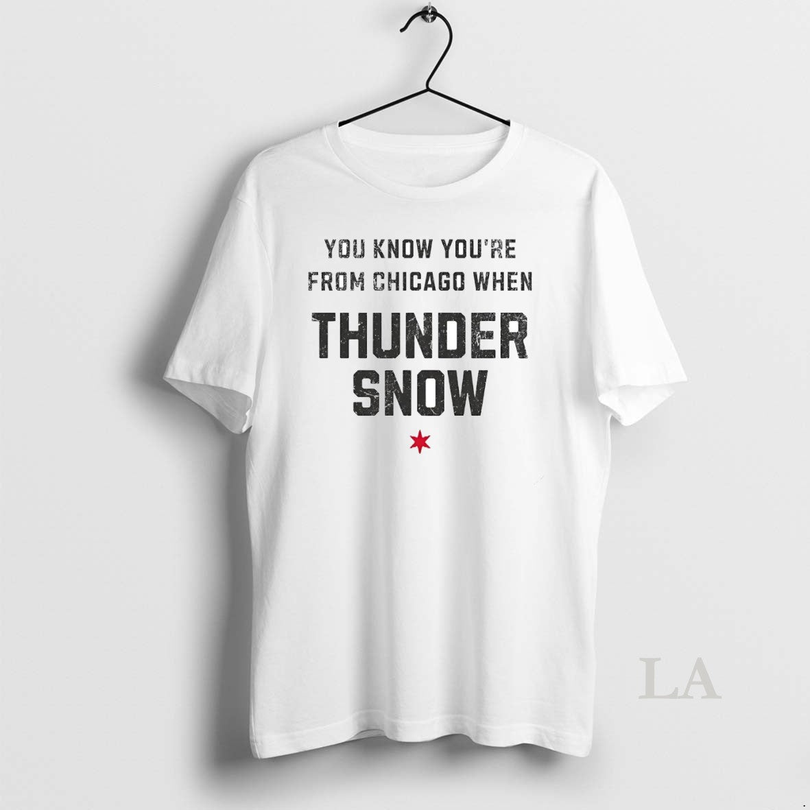 Original You Know Youre From Chicago When Thunder Snow Alert