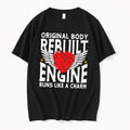 Original Body Rebuilt Engine Runs Like A Charm Winged Mechanical Heart Tee Tshirts Unisex