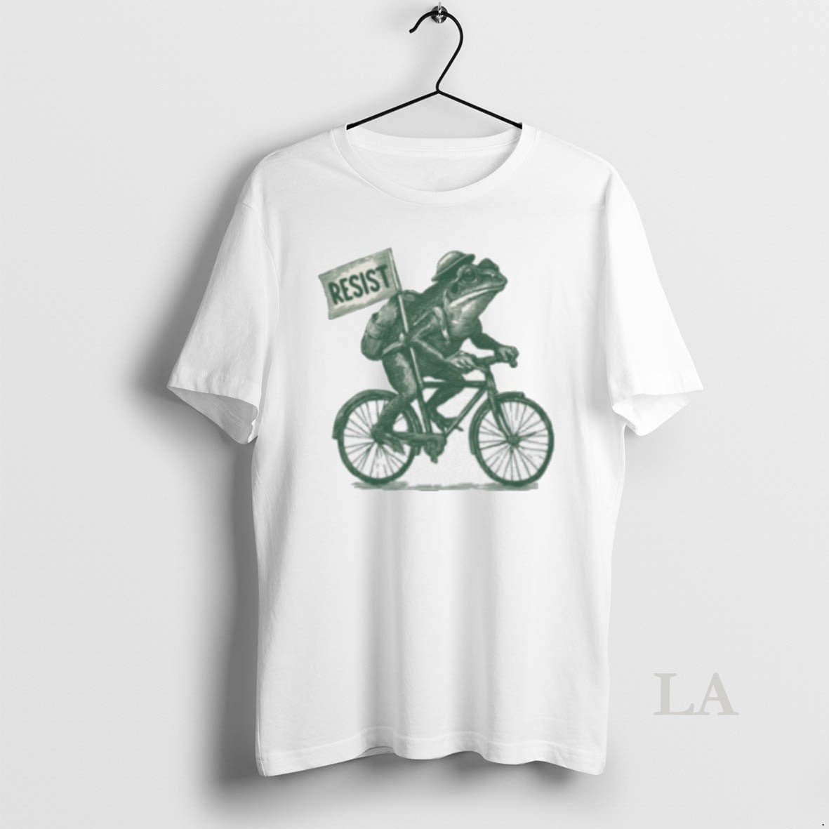 Original Portland Frog On Bike Resist Anti Ice