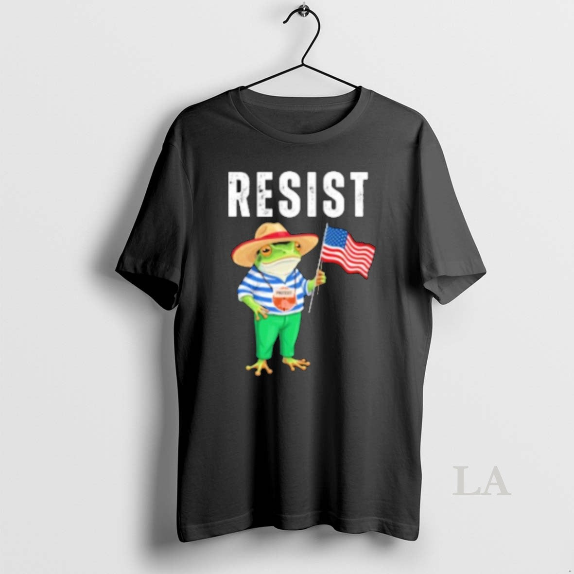 Original Resist Portland Frog American Flag