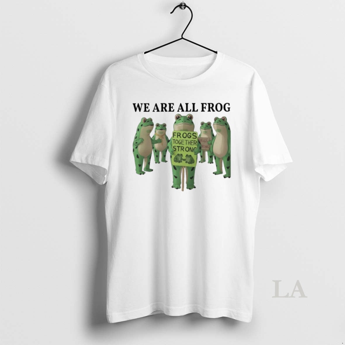 Original We Are All Frog Portland Frogs Together Strong Anti Ice