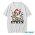 Pennywise Six Seven Halloween Tshirts Sweater