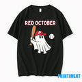 Phillies Red October Ghost Halloween Baseball Tshirts Sweater