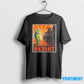 Portland Frog Protest Resist Retro Sunset Tshirts Sweater