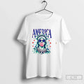 Premium America Statue Of Liberty Blowing Bubble Gum 4th Of July Tee T Shirts Sweater Unisex