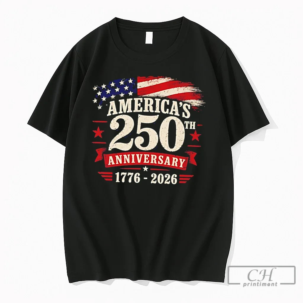 Premium Americas 250th Anniversary 1776 2026 Vintage Tee Unisex