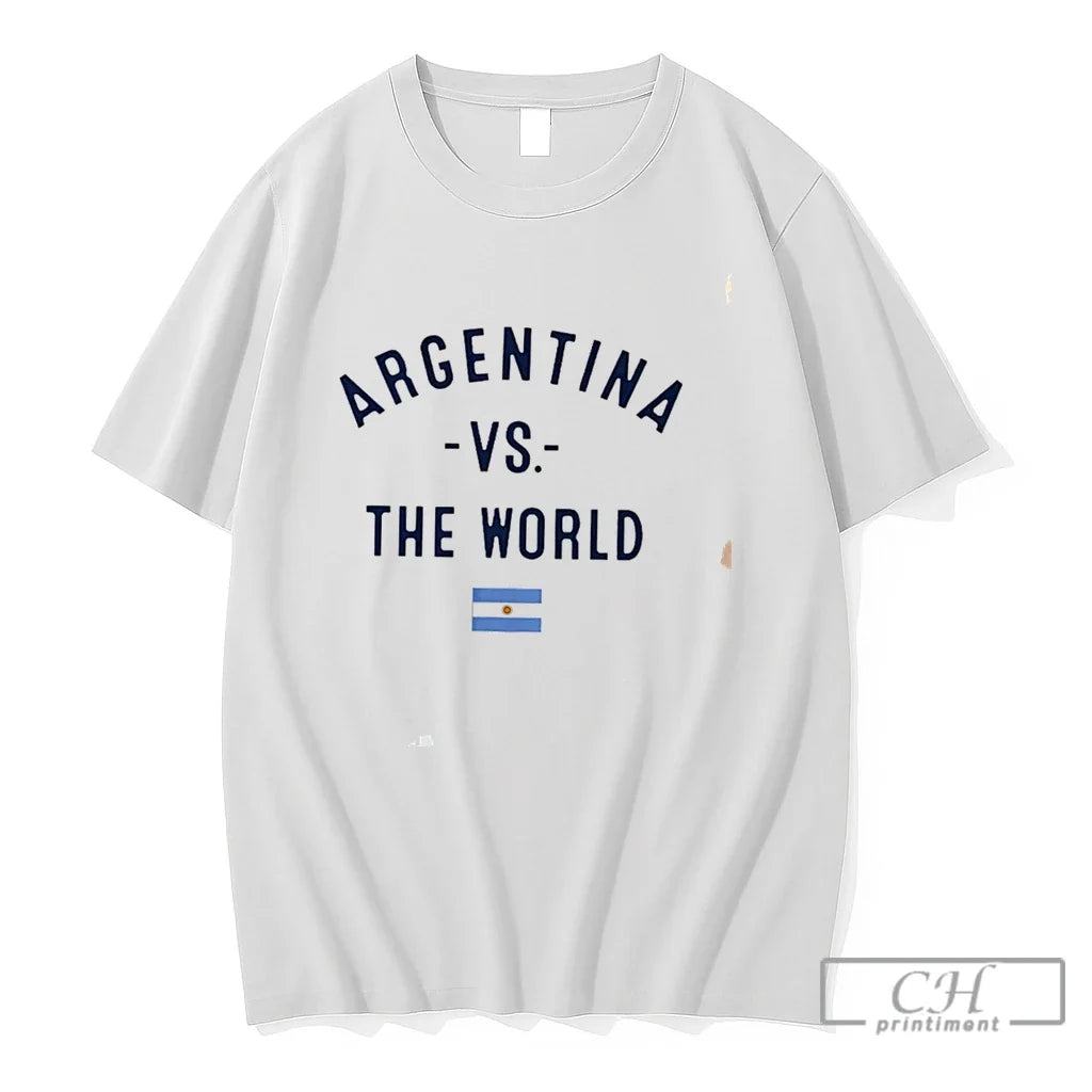 Premium Argentina Vs The World 2026 Flag Tee Unisex