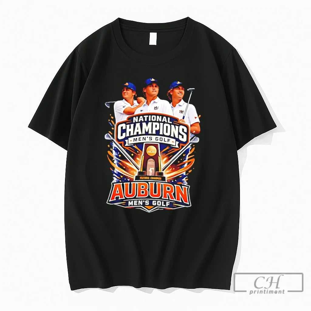 Premium Auburn Tigers Golf 2026 Ncaa National Champions Tee Unisex