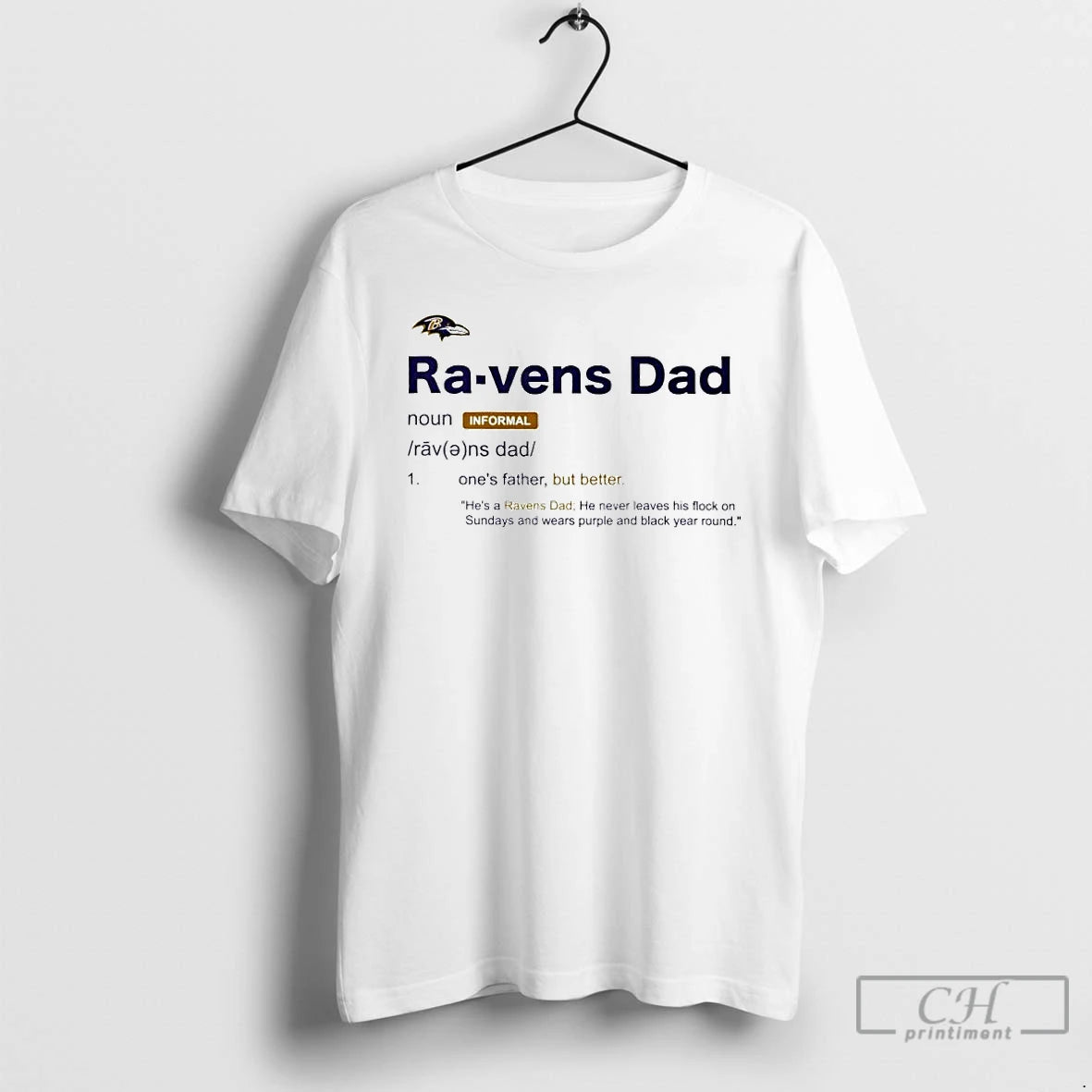 Premium Baltimore Ravens Dad Definition Ornaments T Shirts