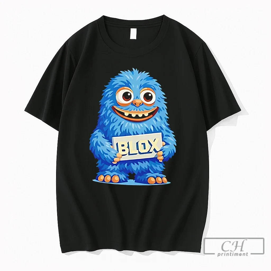 Premium Blox Monster Blox Cartoon Tee Unisex