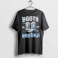 Premium Boots On The Ground Cowgirl Style T Shirts