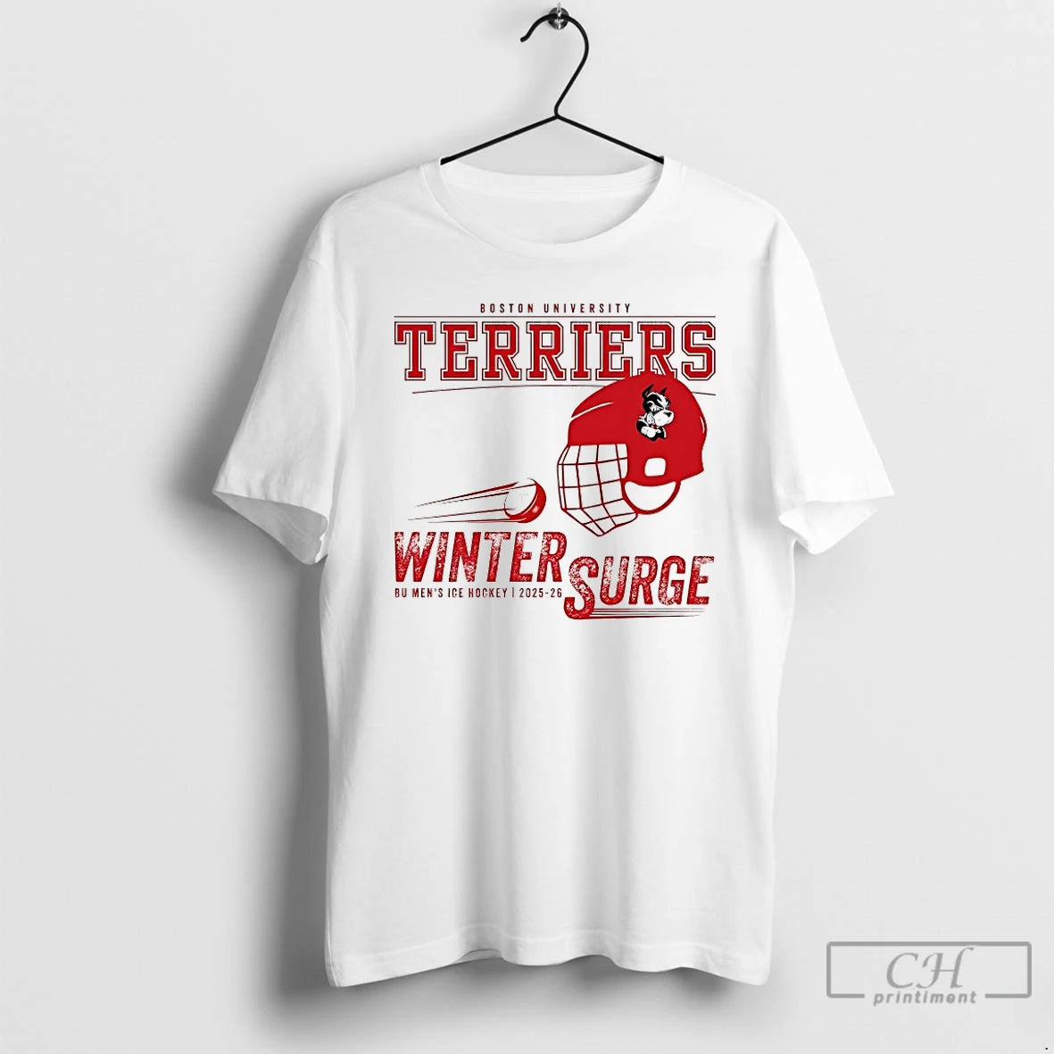 Premium Boston University Terriers Ice Hockey Winter Surge T Shirts