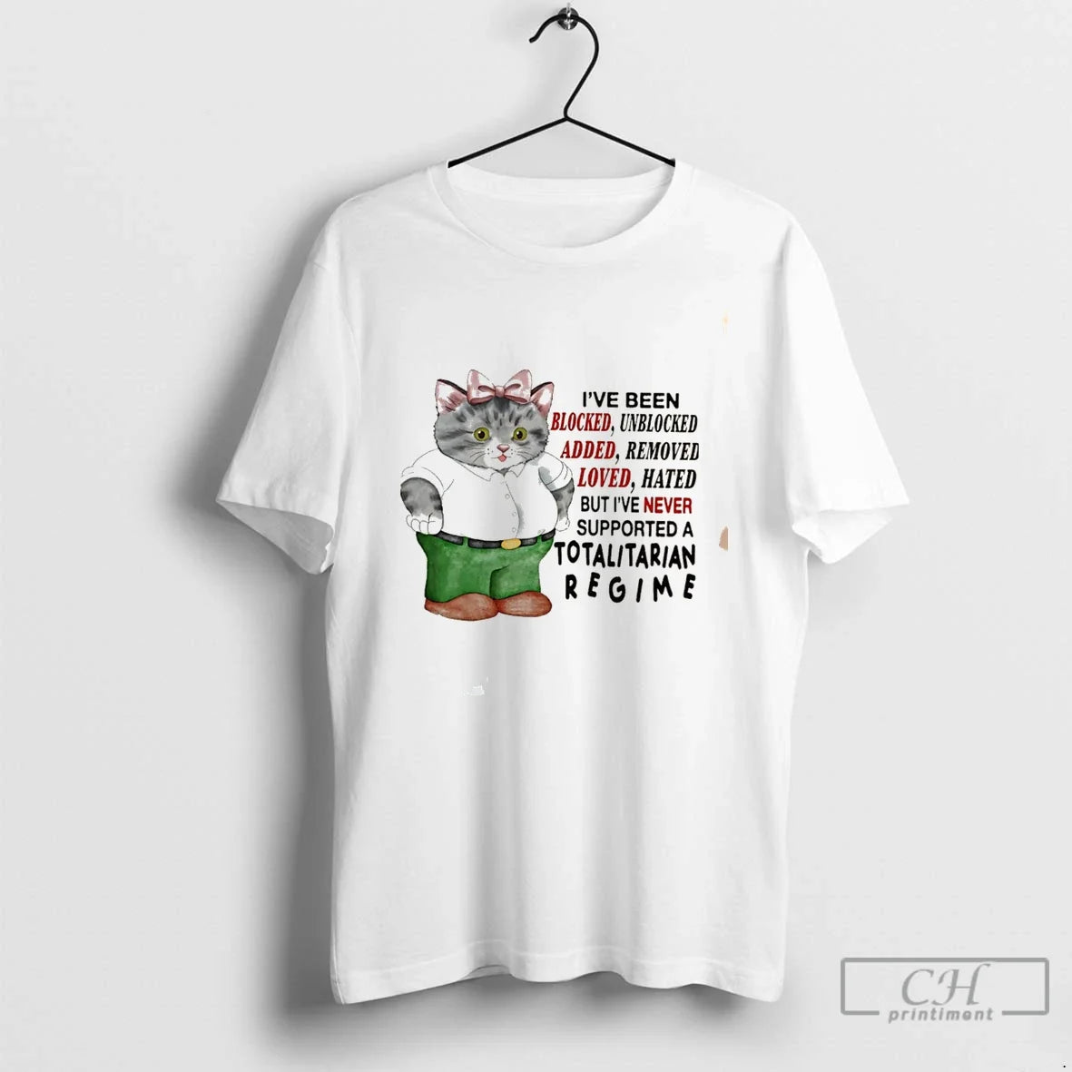 Premium Cat Ive Been Blocked Unblocked Added Removed Loved Tee Unisex