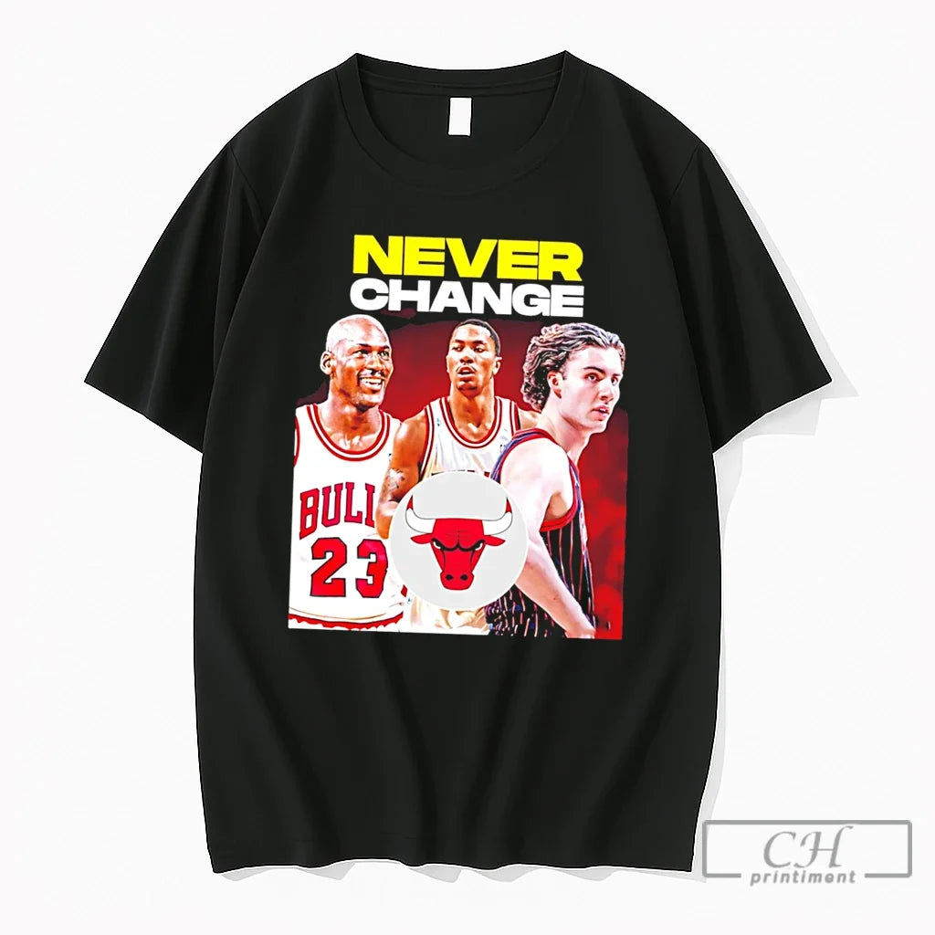 Premium Chicago Bulls Never Change Tee Unisex
