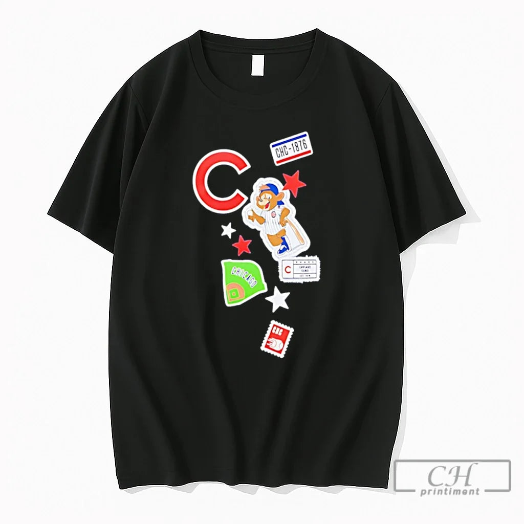 Premium Chicago Cubs City Patch 2026 Logo Tee Unisex