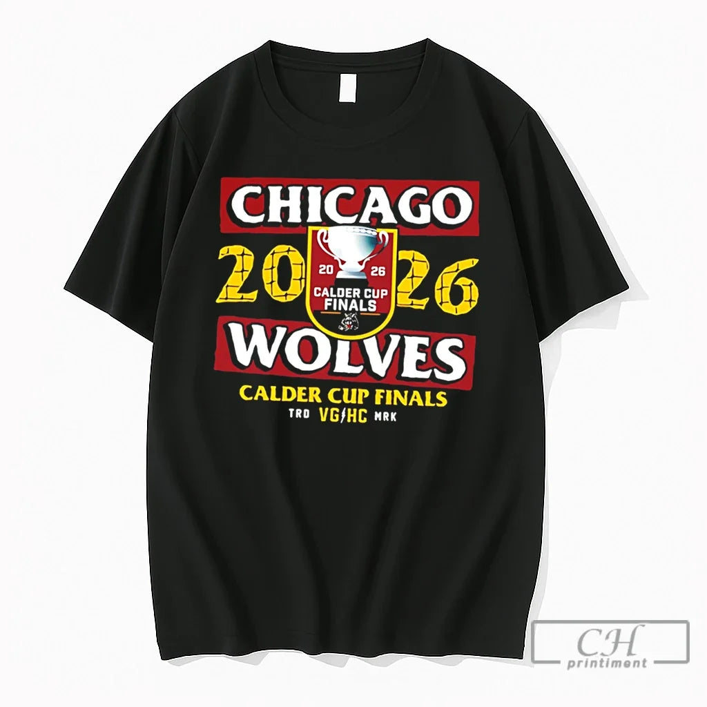 Premium Chicago Wolves 2026 Calder Cup Finals Tee Unisex