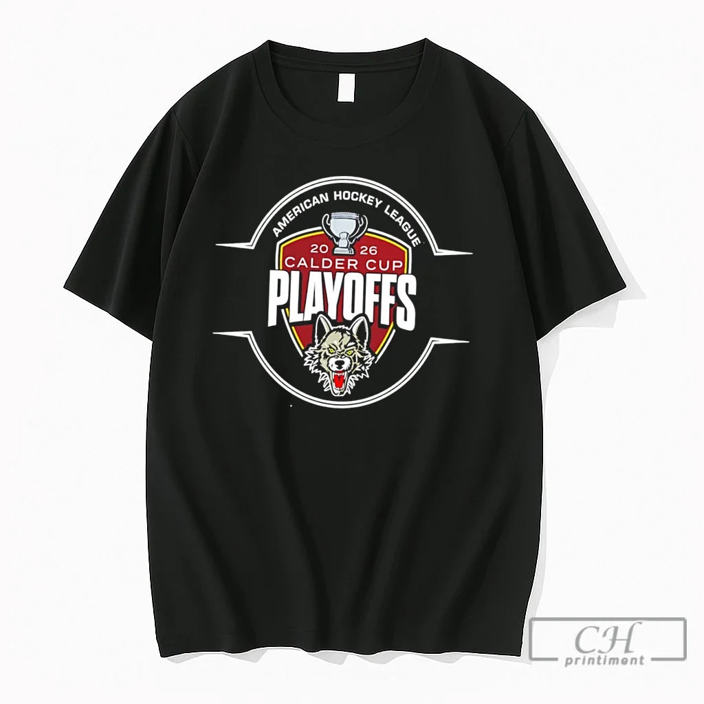 Premium Chicago Wolves 2026 Calder Cup Playoffs Game Tee Unisex