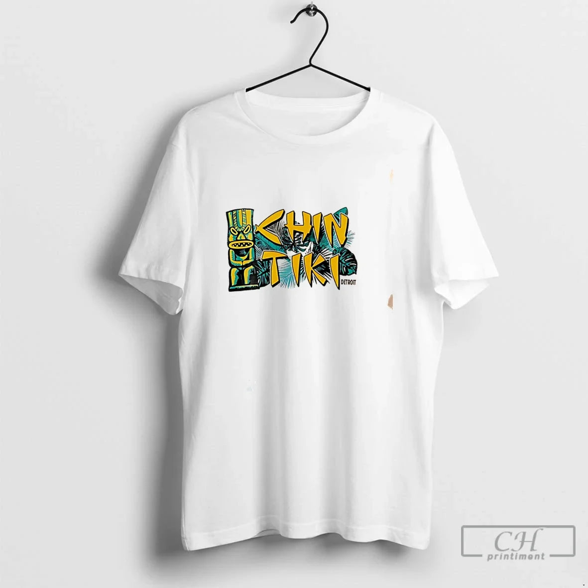 Premium Chin Tiki Detroit Retro Tee Unisex