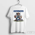 Premium Dallas Cowboys Vs New York Giants Mascot Rivalries 2025 T Shirts