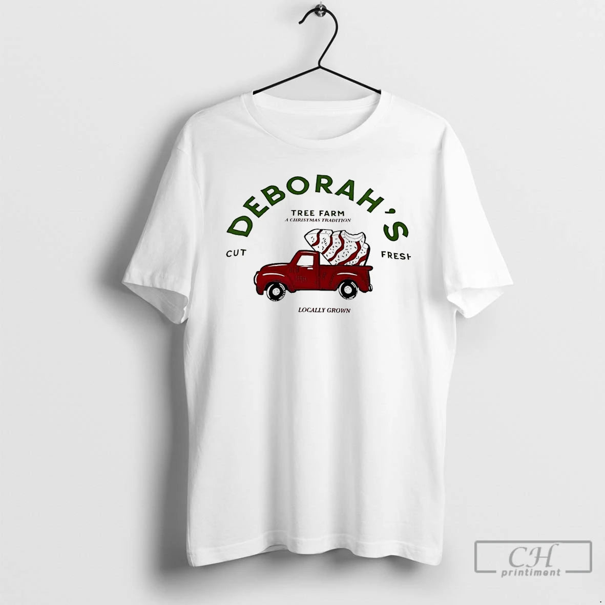 Premium Deborahs Tree Farm Cut Fresh Christmas Tree Cake T Shirts