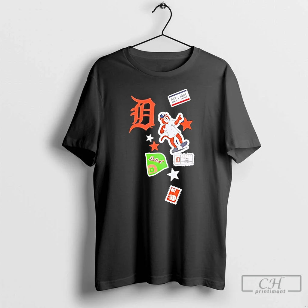 Premium Detroit Tigers City Patch 2026 Logo Tee Unisex