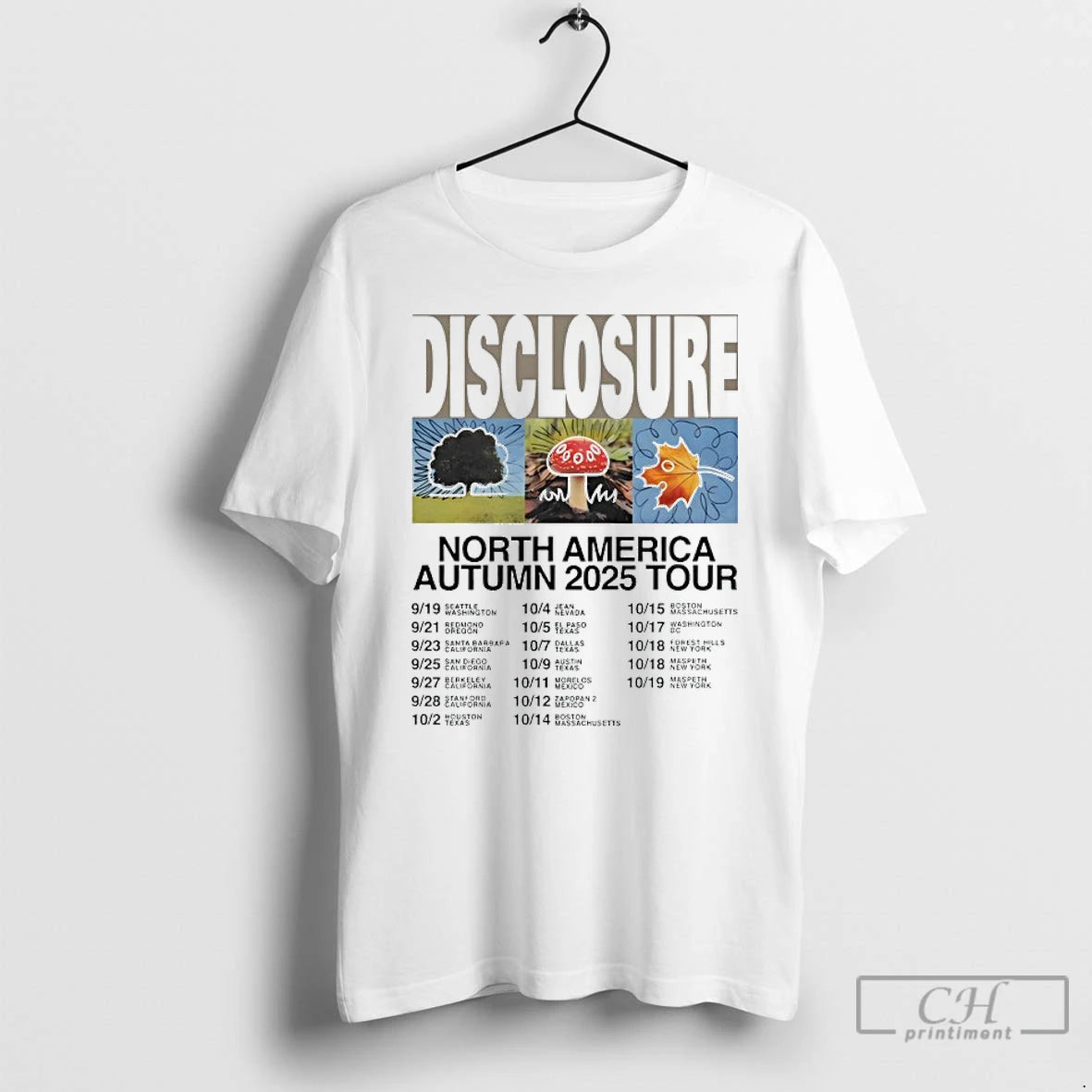 Premium Disclosure North America Autumn Tour 2025 T Shirts