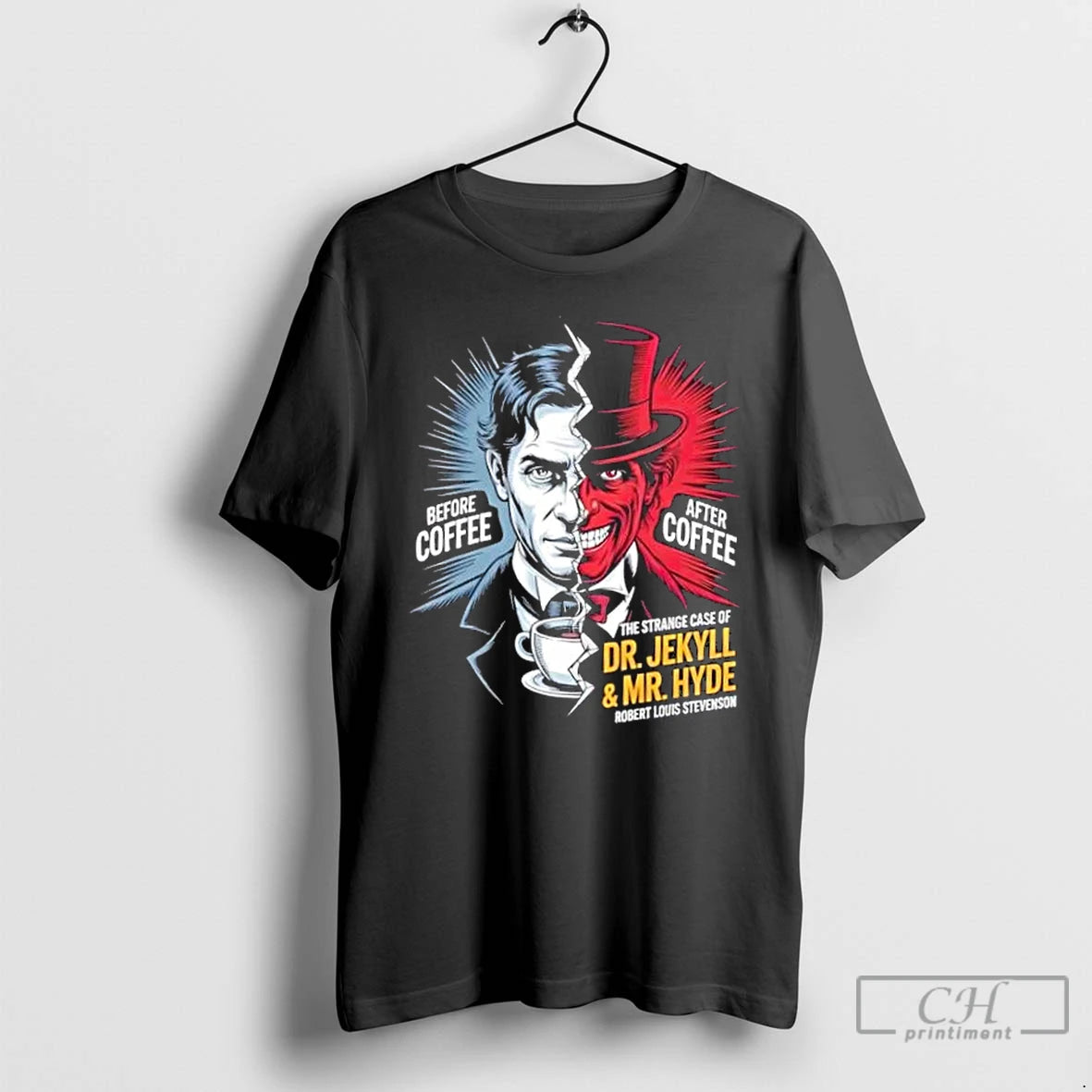 Premium Dr Jeckyll And Mr Hyde Coffee T Shirts
