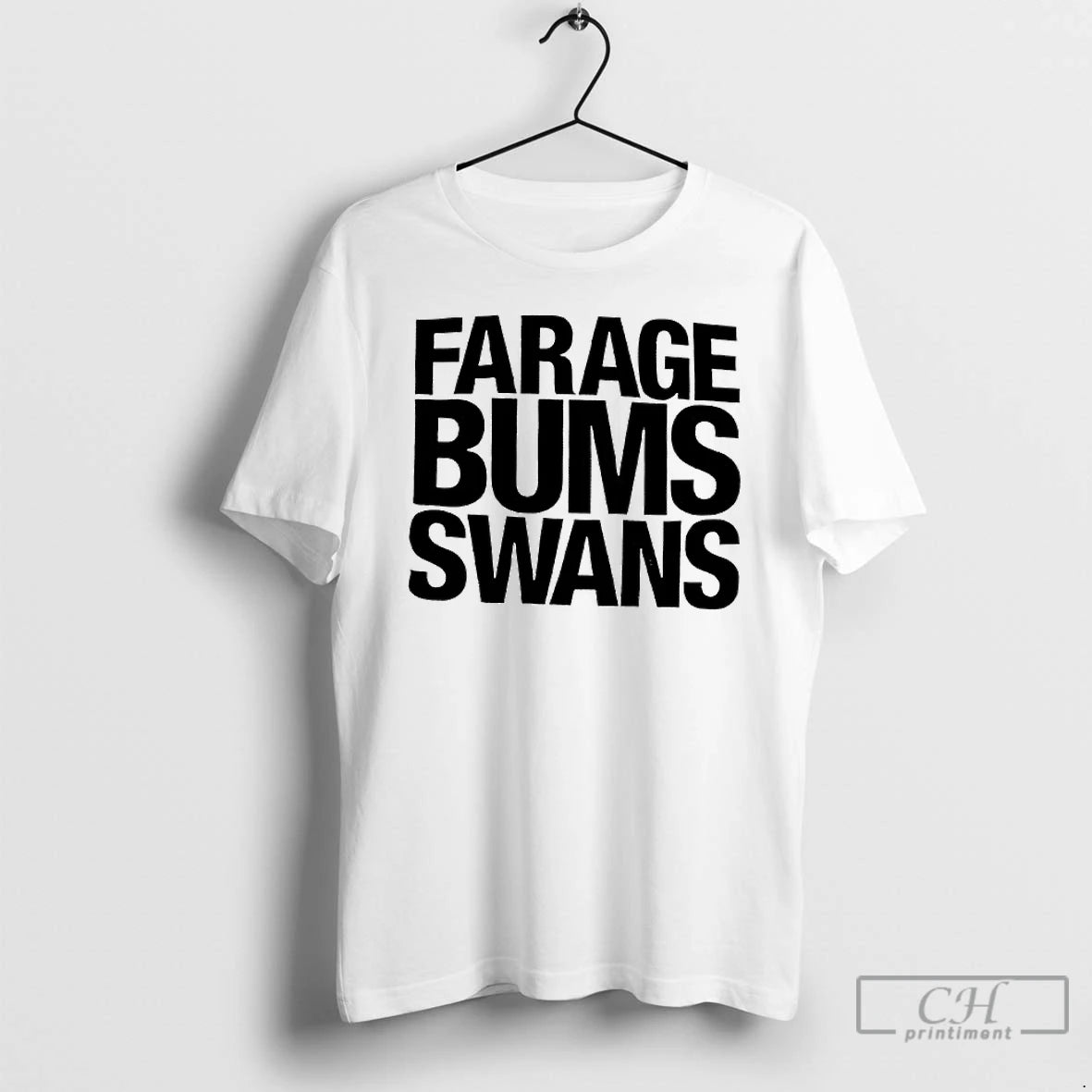 Premium Farage Bums Swans T Shirts