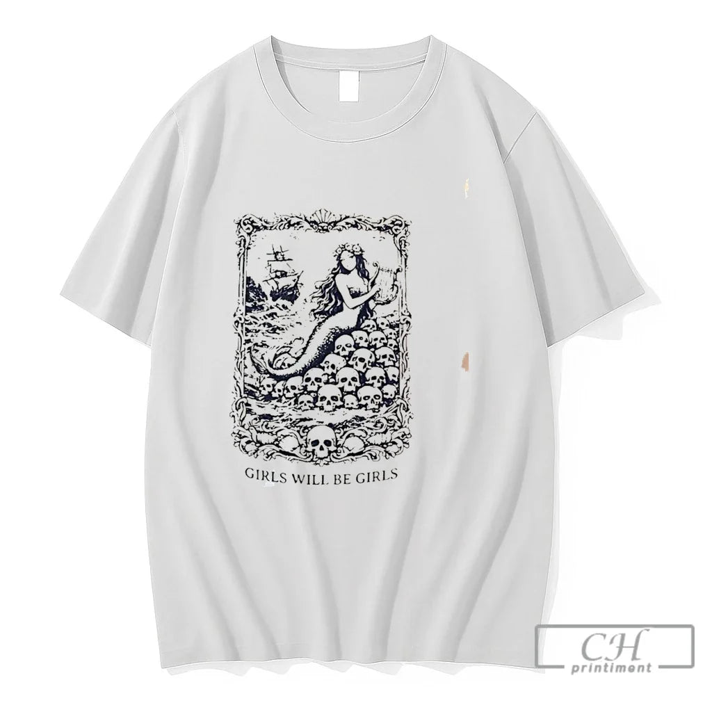 Premium Girls Will Be Girls Feminist Tee Unisex