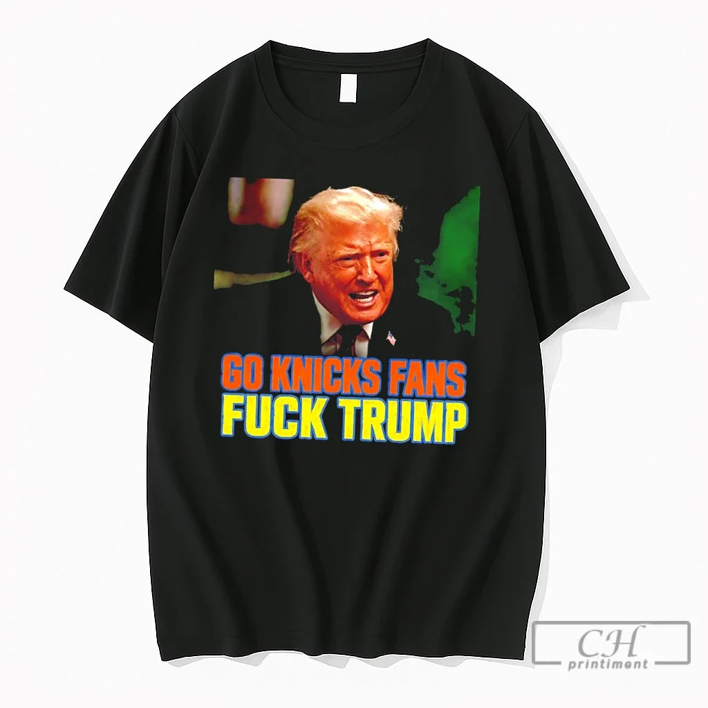 Premium Go Knicks Fans Fuck Trump Tee Unisex